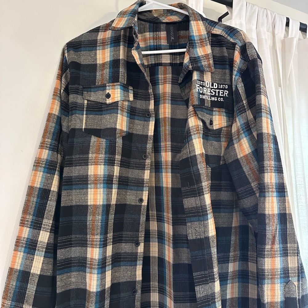 Old Forester Plaid Flannel Shirt